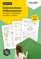 Vorschau - Arbeitsblätter - Einmal drum herum – Umfänge bestimmen - Deckblatt