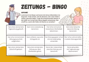 Vorschau - Spiele - Printmedien: Einstieg zum Thema Zeitung - Seite 1
