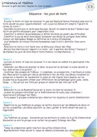 Aperçu - Préparation de séquence / Séquence complète - Le goût des mots - Littérature, théâtre et vocabulaire - Page 1