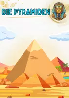 Vorschau - Arbeitsblätter - Die alten Ägypter - Pyramiden - Deckblatt