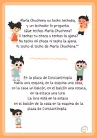Vista previa - Hojas de trabajo - TRABALENGUAS - página 1