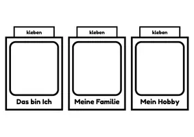 Vorschau - Mal- und Bastelvorlagen - Das bin ich - Alles über mich in Bildern - Seite 2
