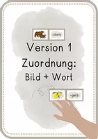 Vorschau - Spiele - Adjektive bilden Zuordnungsspiel zu Buch "der Wortschatz" - Seite 1