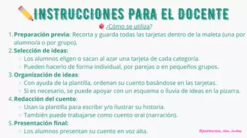 Vista previa - Unidades / Secuencias / Situaciones de Aprendizaje - 📝CREA tu propio CUENTO con 🧳LA MALETA CUENTACUENTOS📘 - página 3
