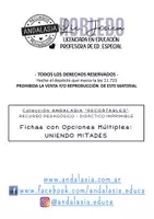 Vista previa - Refuerzo / NEE / Materiales de apoyo - Recurso Imprimible: UNIENDO MITADES - página 1