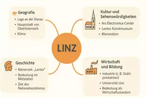 Vorschau - Arbeitsblätter - Lernposter + Arbeitsblatt "Linz" + Onlineübung & MP3 + Mindmap + Infografik - Seite 3