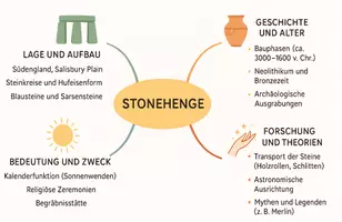 Vorschau - Arbeitsblätter - Lernposter + Arbeitsblätter zum Thema "Stonehenge" + Lösung & MP3 + Mindmap + Infografik - Seite 3