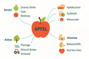 Vorschau - Arbeitsblätter - Lernposter + Arbeitsblatt zum Thema "Apfel" + Onlineübung & MP3 + Mindmap + Infografik - Seite 3