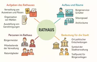 Vorschau - Arbeitsblätter - Lernposter + Arbeitsblatt "Rathaus" + Onlineübung & MP3 + Mindmap + Infografik - Seite 3