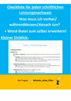 Vorschau - Anderer Materialtyp - Tipps+Tricks für die Durchführung schriftlicher Leistungsnachweise - Deckblatt