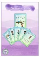 Vorschau - Spiele - Gruppenlesespiel "Der Frühling ist da!" (vereinfachte Version) - Deckblatt
