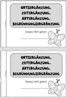Vorschau - Arbeitsblätter - Umstandsbestimmungen Heft - Zeitergänzung, Ortsergänzung, Artergänzung, Begründungsergänzung - Seite 2