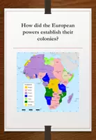 Vorschau - Arbeitsblätter - Geschichte bilingual: European colonies in Africa (Imperialism) - Deckblatt