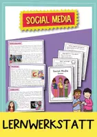 Vorschau - Arbeitsblätter - Social Media Lernwerkstatt (Englisch) - Deckblatt