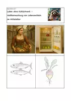 Vorschau - Arbeitsblätter - Leben ohne Kühlschrank – Haltbarmachung von Lebensmitteln im Mittelalter - Deckblatt