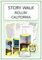 Vorschau - Arbeitsblätter - STORY WALK - Rollin' California (3-fach differenziert) - Deckblatt