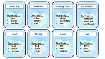 Vorschau - Spiele - be used to + ing - Introduction + game - Seite 3