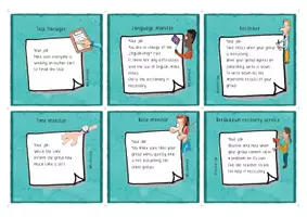 Vorschau - Bildkarten - Role cards with useful phrases - Seite 3
