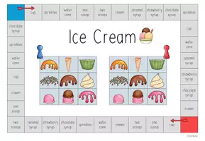 Vorschau - Spiele - Bingofeld - Ice Cream (3./4. Klasse, Englisch) - Seite 1