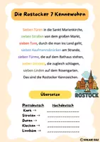 Vorschau - Arbeitsblätter - Rostocks Wahrzeichen entdecken - Die Kennewohrn - Seite 3