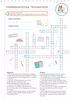 Vorschau - Arbeitsblätter - Verhütung – Kreuzworträtsel - Seite 1