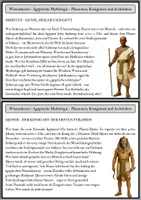 Vorschau - Stationenlernen - Ägyptische Mythologie - Pharaonen, Königinnen und Architekten - Wissenskartei und Steckbriefe - Seite 3