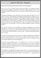 Vorschau - Arbeitsblätter - Ägyptische Mythologie - Hauptgötter - Wissenskartei und Steckbriefe - Seite 2