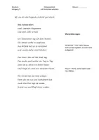 Vorschau - Klassenarbeiten - Klassenarbeit Jahreszeitengedicht Gedichtanalyse 5 - Seite 3