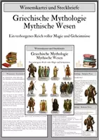 Vorschau - Stationenlernen - Griechische Mythologie - Mythische Wesen - Wissenskartei und Steckbriefe - Deckblatt