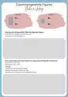 Vorschau - Arbeitsblätter - Zusammengesetzte Figuren & Fermi-Aufgabe - Seite 1