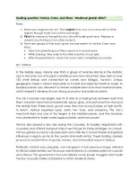 Vorschau - Arbeitsblätter - Geschichte bilingual: Venice, Cairo, and Kilwa - Medieval global cities? (Middle Ages/Crusades) - Seite 1