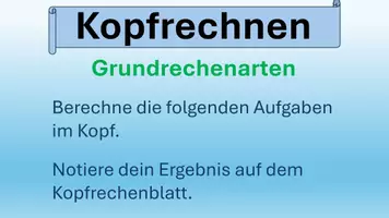 Vorschau - Arbeitsblätter - Kopfrechnen Grundrechenarten Präsentation - Seite 2
