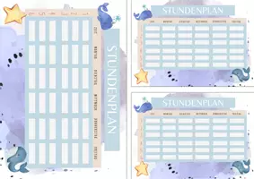 Vorschau - Mal- und Bastelvorlagen - Stundenplan für die Walklasse - Seite 2