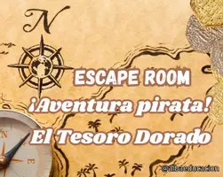 Vista previa - Juegos / Gamificación - ESCAPE ROOM El Tesoro Dorado - Portada