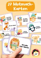 Vorschau - Fördermaterial/Inklusion - 27 Mutmach-Karten für Kinder mit niedlichen Tieren - Deckblatt