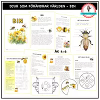 förhandsvisning - Om bin - åk 4-6 - försättsblad