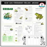 förhandsvisning - Om grodan - åk 4-6 - försättsblad
