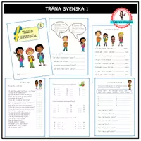 förhandsvisning - Träna svenska - 1 - försättsblad