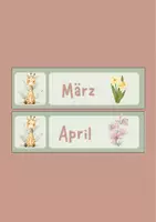 Vorschau - Präsentationen/Tafelbilder - Tafelmaterial Giraffenklasse Tage, Monate, Zahlen - Seite 2