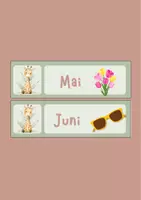 Vorschau - Präsentationen/Tafelbilder - Tafelmaterial Giraffenklasse Tage, Monate, Zahlen - Seite 3