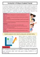 Vorschau - Arbeitsblätter - Academic Proposal Writing: Structure, Research, Feasibility - Seite 1