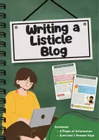 Vorschau - Arbeitsblätter - Writing a Listicle Blog: Tipps, Stil, Beispiele - Deckblatt