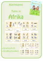 Vorschau - Fördermaterial/Inklusion - Klettmappen: Bild/Anlaut/Wort (2) - Seite 1