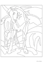 Vorschau - Arbeitsblätter - Fantasiereisen und Ausmalbilder zu Franz Marc - Seite 3