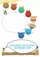 Vorschau - Unterrichtsreihen - Planetenheft Sonnensystem ab 6 Jahren | Grundschule & Förderunterricht: Sachtexte, Forscherfragen, Schreiben - Seite 1