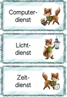 Vorschau - Poster - Dienste Fuchsklasse 🦊 | Klassendienste & Ämter | Klassentier Fuchs | Grundschule | Klassenorganisation - Seite 3