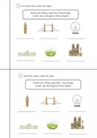 Vorschau - Aufgabenkarten - "London- Sights" Booklet | Englisch Klasse 3 - Seite 2