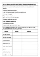 Vorschau - Unterrichtsreihen - Must Know Adjectives for Characterization/Charakterisierung: Wortschatzaufbau - Seite 3
