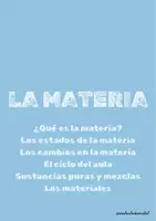 Vista previa - Unidades / Secuencias / Situaciones de Aprendizaje - Apuntes La materia (castellano) - página 1