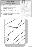 Vorschau - Arbeitsblätter - Gemeinschaftsbild / Kooperatives Poster - "Füchse" von Franz Marc - Seite 3